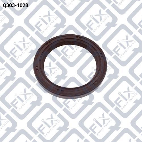 Сальник колінвала двигуна передній 42x55x7 Q-FIX Q303-1028 Мітсубісі Лансер, Аутлендер, АСХ 2006-2024 OEM 1052A809