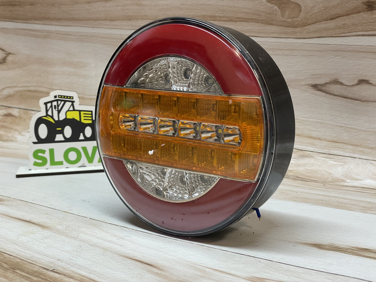 Ліхтар LED задній круглий, діаметр 135 мм, товщина 44 мм 12/24V