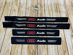 Захисна плівка AUDI 5D з вуглецевого волокна самоклеюся 4 шт., 2х (60х7 см) 2х (40х7 см)