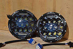 Світлодіодна LED-фара 70 Вт Нива, УАЗ 469, ВАЗ 2101, 2121, FJ Cruiser, мотоцикл, мото 7 дюйм