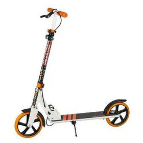 Самокат алюмінієвий, двохколісний (помаранчевий) [tsi259668-TSI]