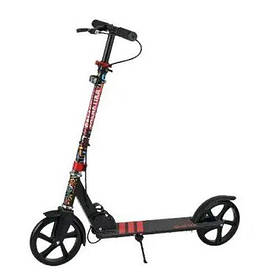 Самокат алюмінієвий, двохколісний (червоний) [tsi259669-TSI]