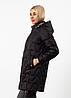 Жіноча куртка демісезонна чорна з лерпардовим принтом Monte Cervino, фото 2