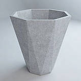Вазон садовий "RS Везувій" (119 л) кашпо для квітів та дерев, для вулиці, саду, дачі та тераси, фото 5