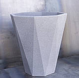Вазон садовий "RS Везувій" (119 л) кашпо для квітів та дерев, для вулиці, саду, дачі та тераси, фото 3