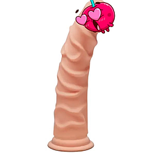Фалоїмітатор Doc Johnson The D — Ragin D — 8 Inch Without Balls — ULTRASKYN, діаметр 5,1 см