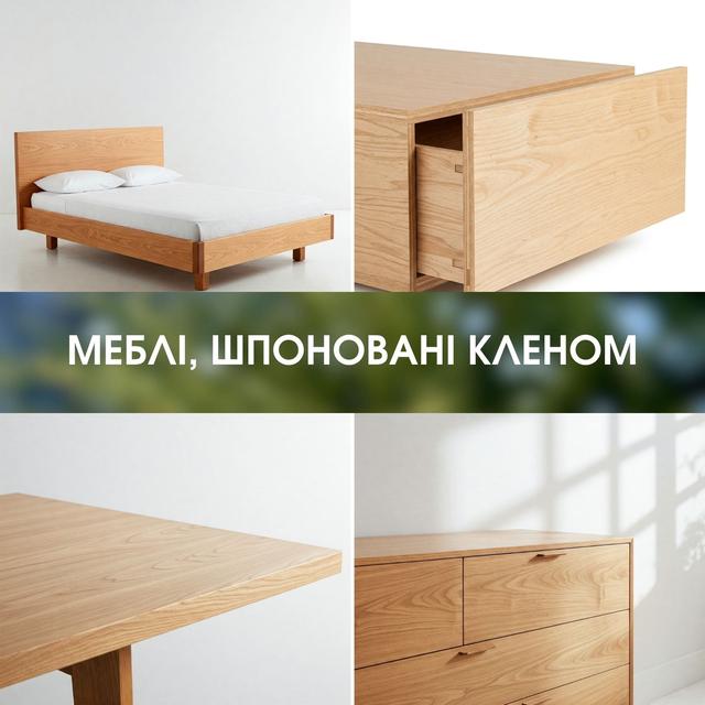 Струганий шпон із клена купити Запоріжжя