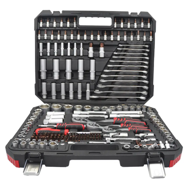 Набір інструментів професійний 1/2" і 3/8" і 1/4" 216 од. HAISSER (70234), фото 1