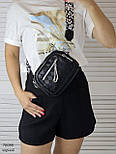 Стильний жіночий клатч чорного кольоору, фото 9