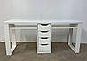Манікюрний стіл для двох майстрів 180*50*75см СМ500-11, фото 5