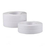 Стрічка ізолятор бордюрна для ванної 38 мм 3.2 м (Білий) ART:7179