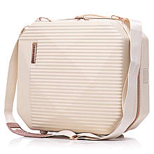 Б'юті-кейс Semi Line 12L Ercu (T5820-2) для ручної поклажі ABS-пластик з перегородкою та ремінцем 32x30x17 см