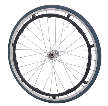 Заднє колесо для інвалідних колясок, 24 алюмінієве MED1-RW12