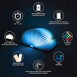 BONNYCO Led Book Light Дерев'яна складна лампа з дистанційним керуванням, 16 кольорів та таймер Настільна книжкова лампа, фото 6