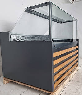 Холодильна універсальна вітрина FRIGO-М "ФУДМАРКЕТ XL", 1.6 м. (-5° +5°), викладка 80 см.