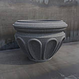 Бетонний вазон "RS Мінт" (67/94,5 см) кашпо для квітів та дерев, для вулиці, саду, дачі та тераси, фото 3