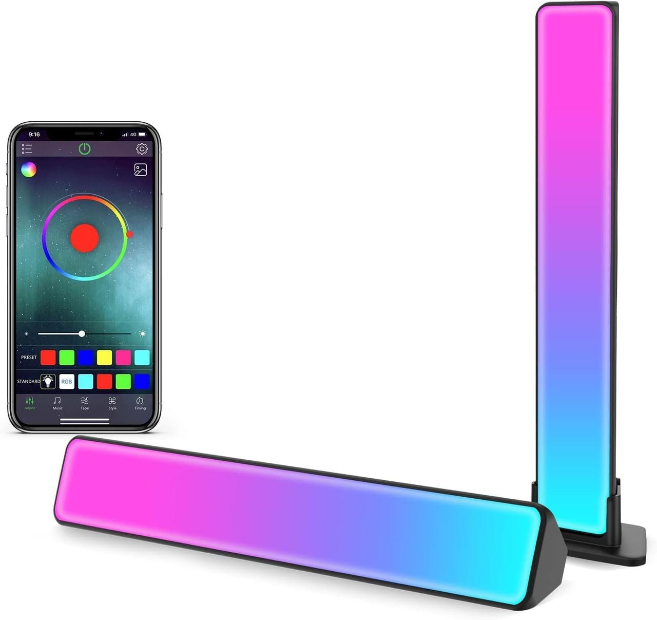 ZUUKOO LIGHT Smart Flow RGB Light Bar, розумна світлодіодна лампа RGB з кількома світловими ефектами та музичними режимами