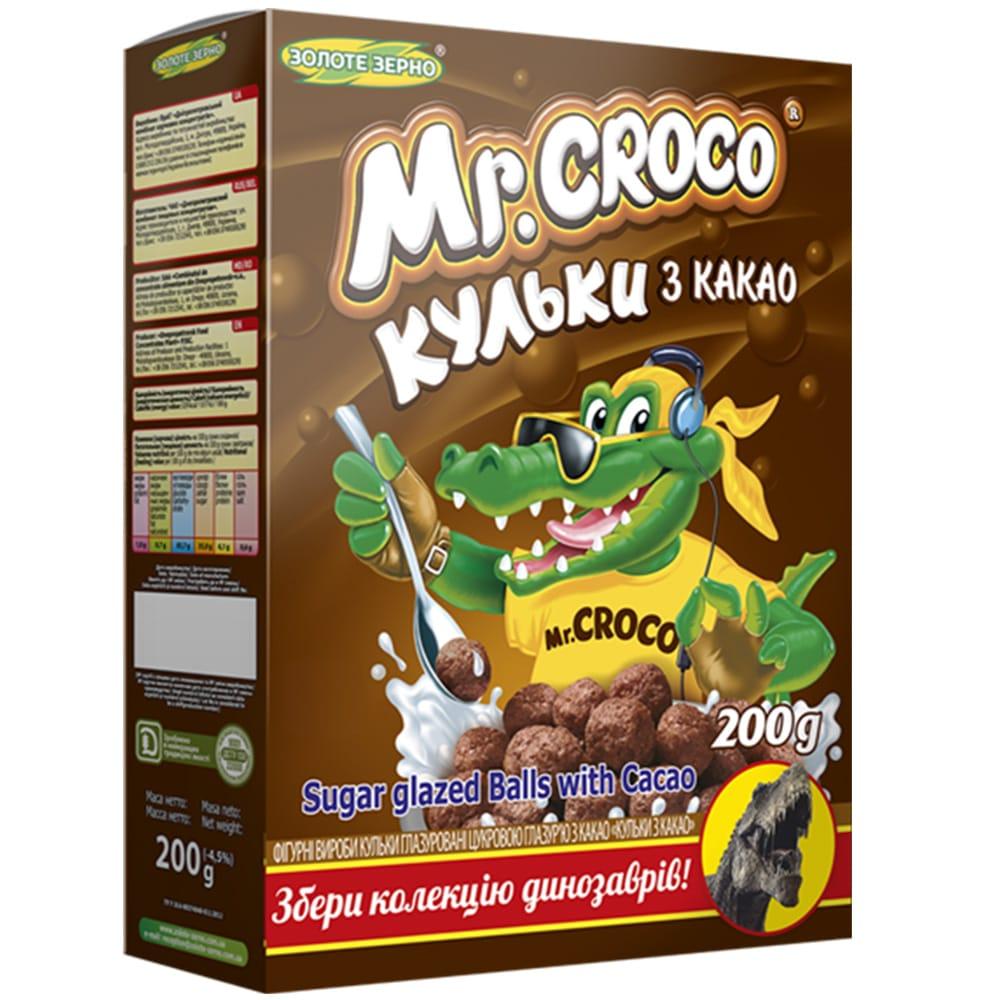 Сухий сніданок Mr. Croco Кульки з какао 200