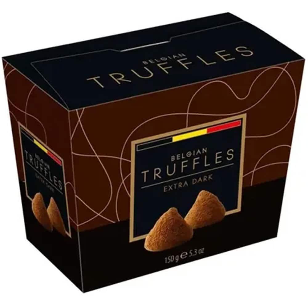 Цукерки трюфельні BELGIAN TRUFFLES Extra Dark150г