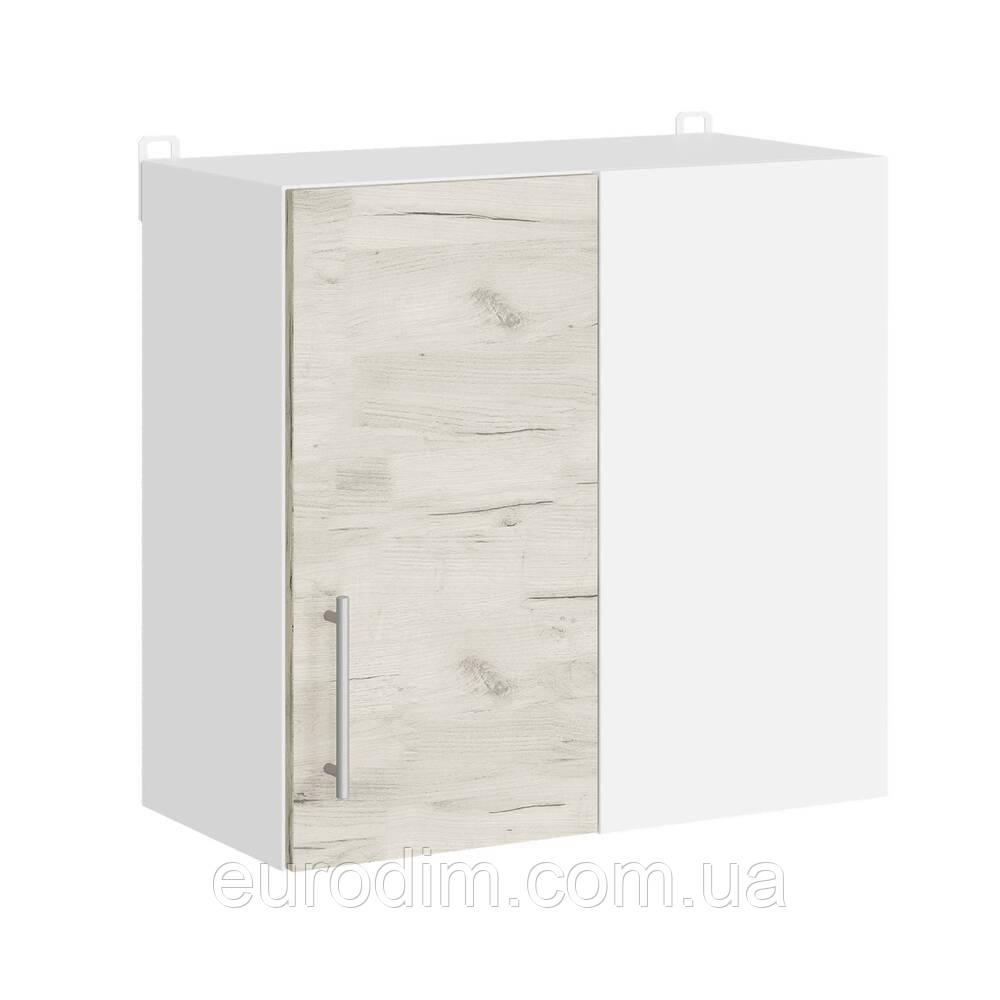 Кухонний модуль верхній кутовий Еверест Еко 600 дуб крафт білий/білий 60х30х58 см (DTM-071018)