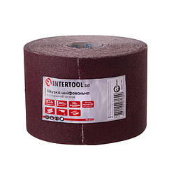 Шліфувальна шкірка на тканинній основі К36, 50 м INTERTOOL BT-0713