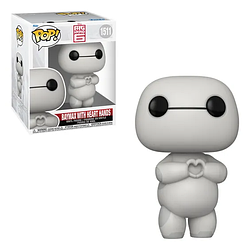 Фігурка Funko Pop Місто героїв Беймакс з руками у вигляді серця Big Hero 6 Baymax heart hands 15 см BH B 1511