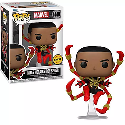Фігурка Funko Pop Марвел Майлз Моралес Залізний Павук Marvel Miles Morales Iron Spider 10 см Chase M MM 1448C