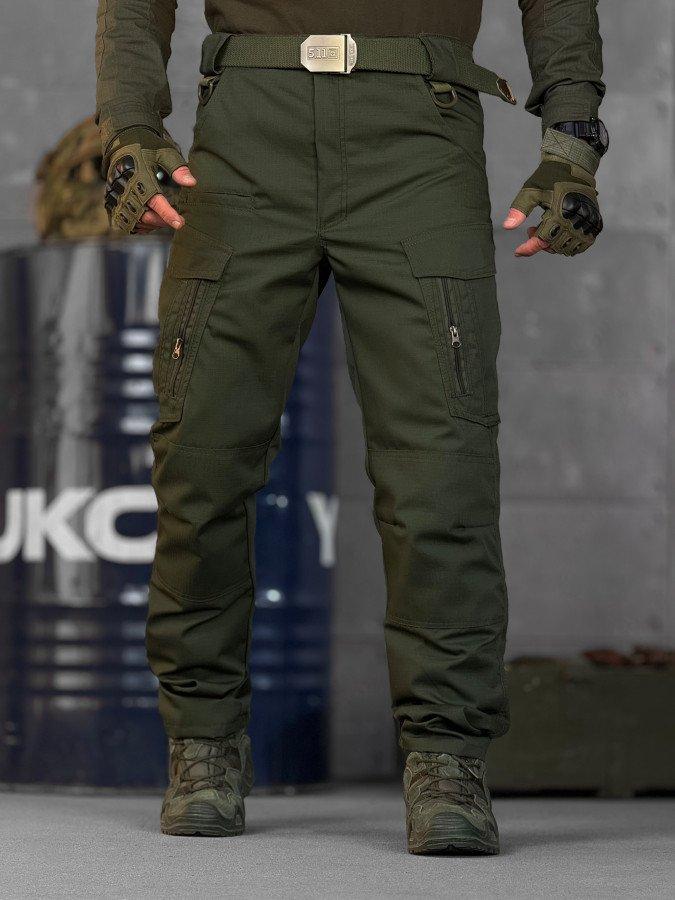 Штани польовийні ріп-стоп у кольорі олива Mantana ВТ5089 ТМ, фото 1