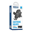 Тримач в машину Brevia AirClip GlossHold на дефлектор, для 4.7-6.8", ширина до 100мм, фото 2