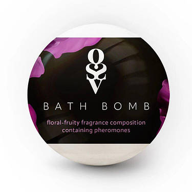 Бомбочка для ванни з феромонами Obsessive Bath bomb Floral - Fruity (100 г), фото 1