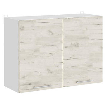 Кухонний модуль верхній Еверест Еко 800 дуб крафт білий/білий 80х30х58 см (DTM-071003)