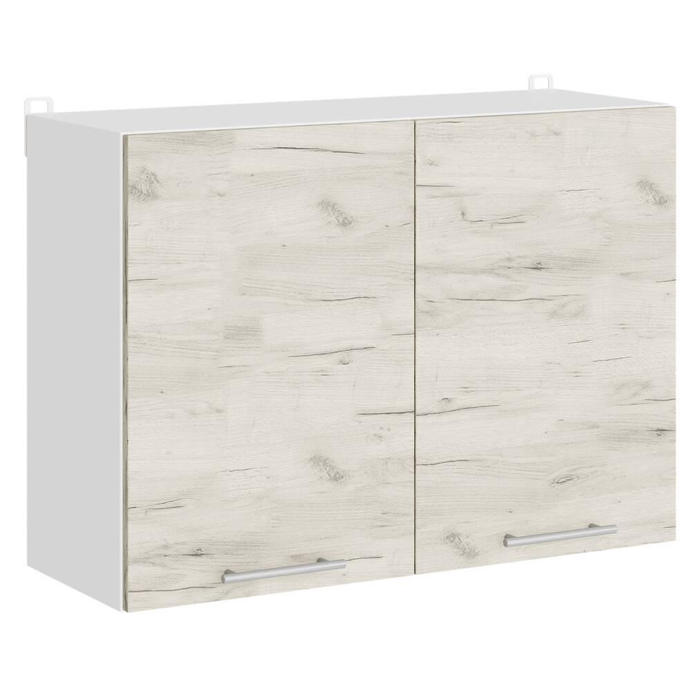 Кухонний модуль з сушаркою для посуду Еверест Еко 800 дуб крафт білий/білий 80х30х58 см (DTM-071006), фото 1