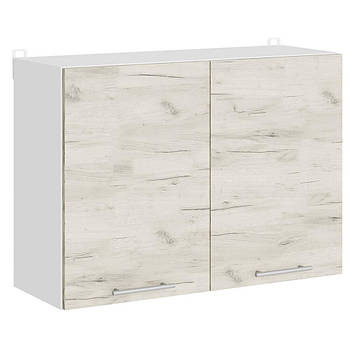 Кухонний модуль з сушаркою для посуду Еверест Еко 800 дуб крафт білий/білий 80х30х58 см (DTM-071006)