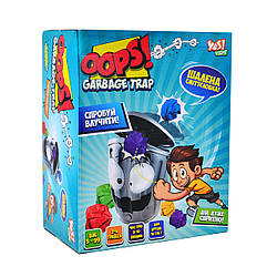 Настільна гра "Oops! Пастка для сміття!" з сміттям, що рухається, і паперовими бомбочками, артикул 953764