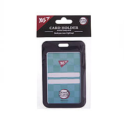 Бейдж вертикальний Yes Demon Slayer для школяра, ідентифікаційна карта, 8,5x5,4 см, 90 см