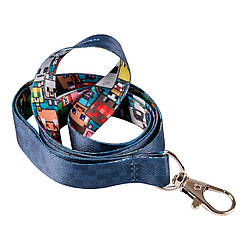 Стрічка для бейджу Yes Minecraft з карабіном, 1,5 см x 90 см, поліестер, яскравий друк, зручна для носіння