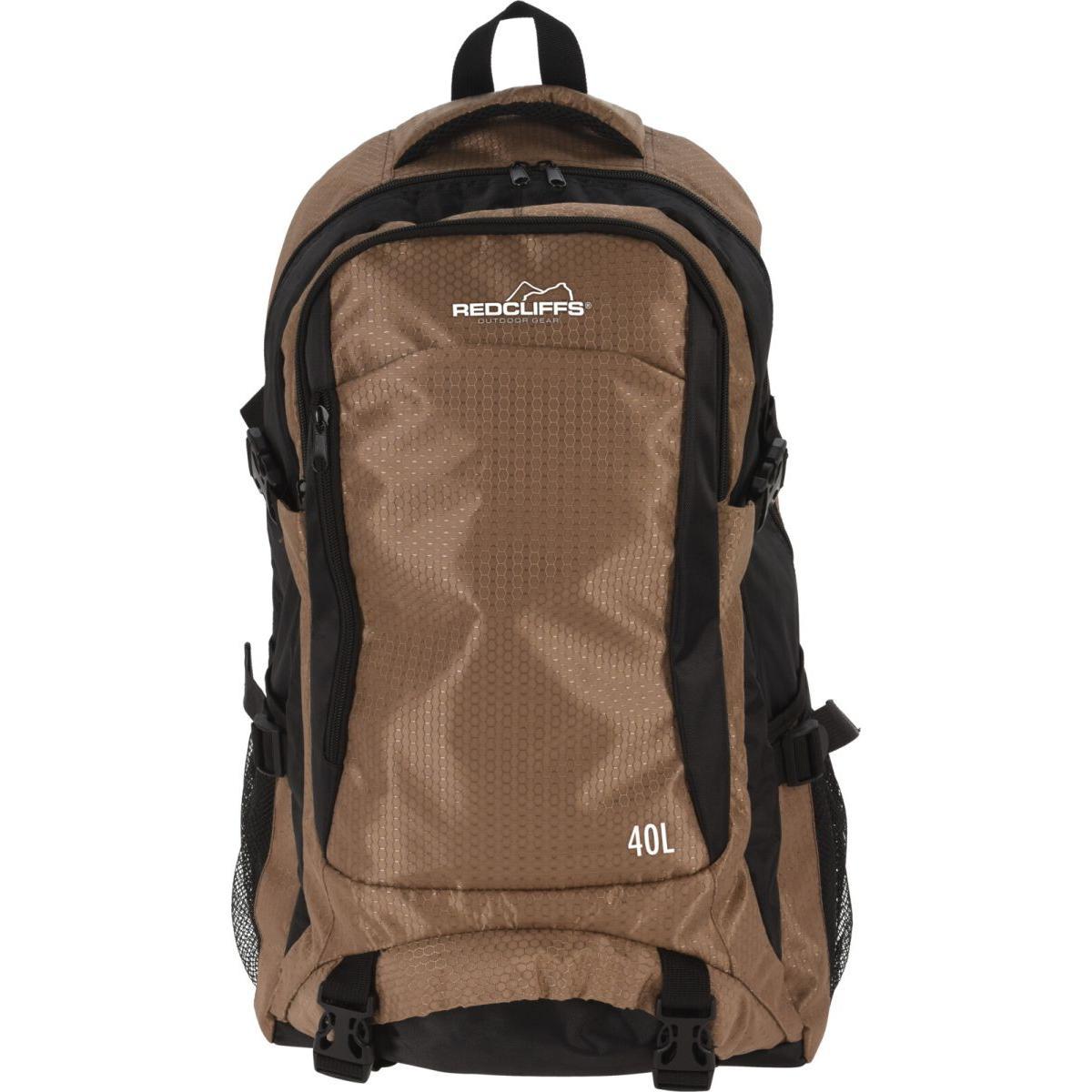 Рюкзак туристичний трекінговий Redcliffs 40 л. коричневий (1059006)