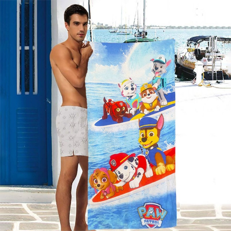 Яскравий рушник для пляжу Shamrock з тваринним принтом, фото 1