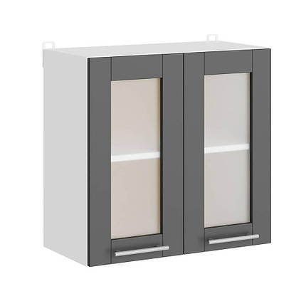 Кухонний модуль вітрина Еверест Еко 600 дуб крафт білий/графіт 60х30х58 см (DTM-071004), фото 1