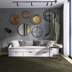 Ліжко односпальне з ящиками Еверест Комфорт 3 193х84х59 см Німфея Альба (DTM-5726)