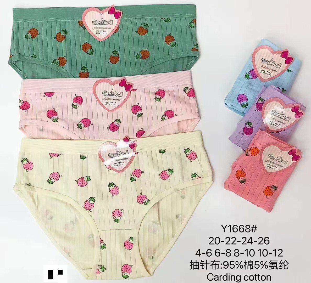 Труси дитячі бавовняні розмір 4-6, 6-8, 8-10, 10-12 років (від 12 шт.)