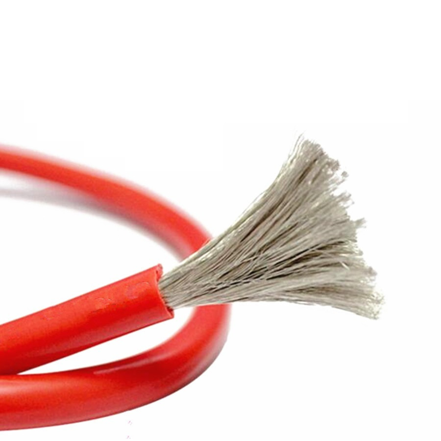 Дріт, кабель в силіконовій ізоляції 24AWG, 1м, червоний