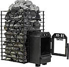 Дров'яна піч для лазні та сауни COZY 75 Quattro виносна топка, фото 3