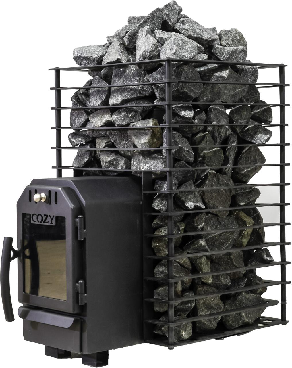 Дров'яна піч для лазні та сауни COZY 45 Quattro виносна топка, фото 1