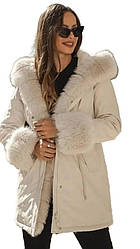 Куртка жіноча Metrofive біла DX8914B