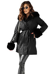 Куртка жіноча Metrofive чорна DX8914A