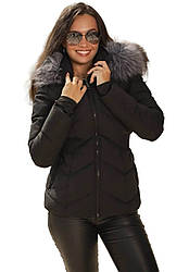 Куртка жіноча Metrofive чорна DX8890B