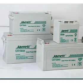 Гелева акумуляторна батарея 12 V, 250 Ah Jarrett/Акумулятор для сонячних панелей SV227
