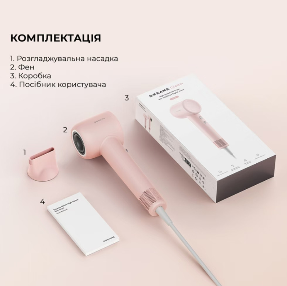Фен для волосся  іонізація 1600Вт  tm VMV