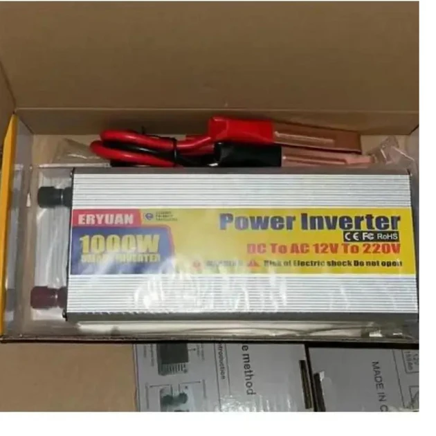 Перетворювач напруги інвертор 1000W 12-220V Автомобільний перетворювач iC227
